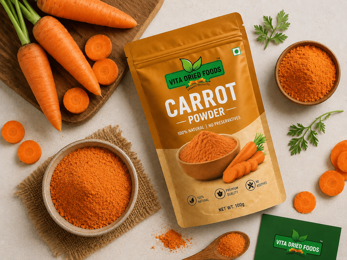 Dehydrated Carrot view 2