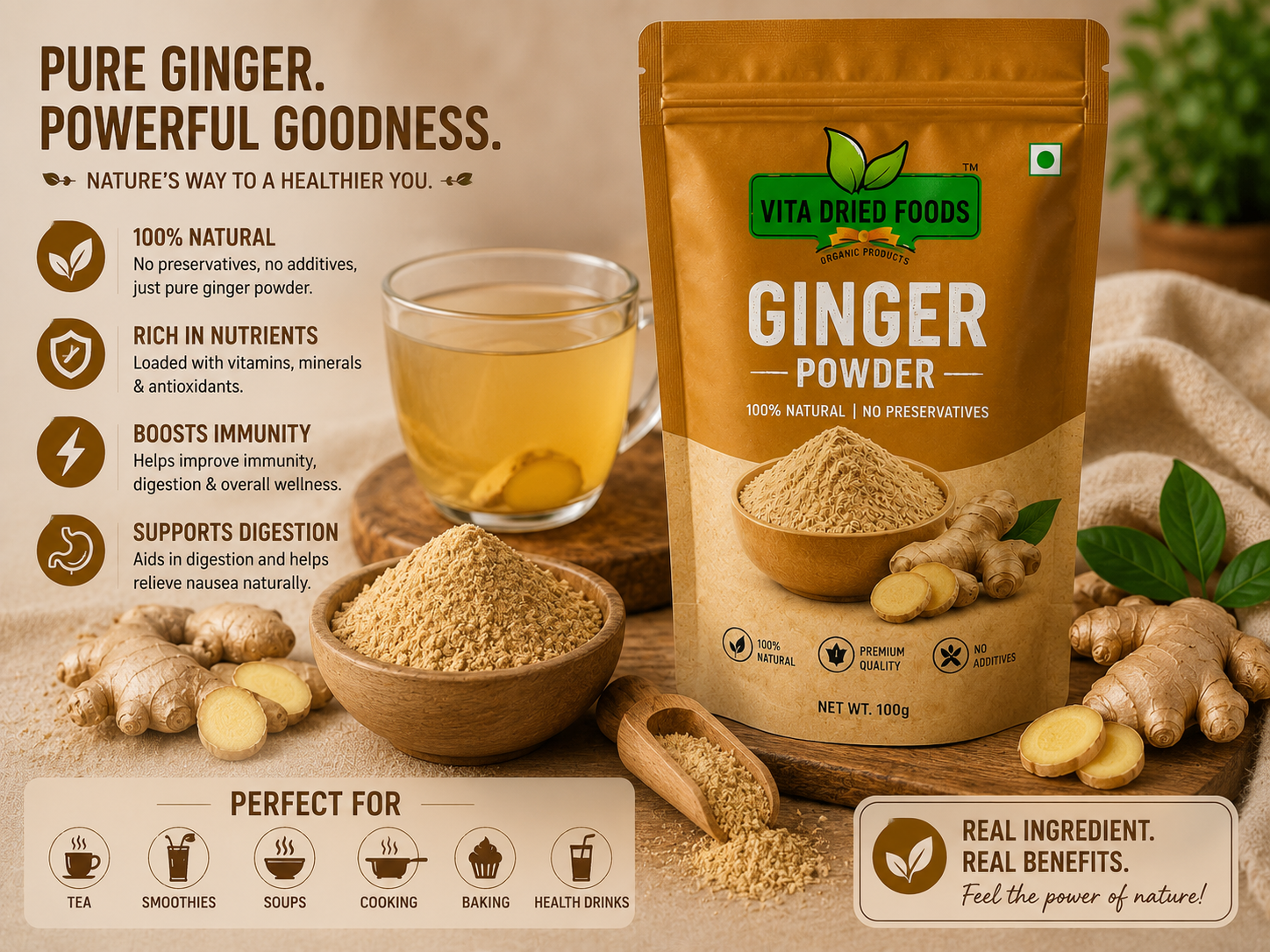 Dehydrated Ginger view 3